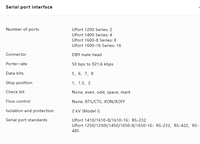 Convertidor USB a Serial Moxa UPort 1650-16 de 16 Puertos RS-232/422/485, 921.6 Kbps, Montaje en Rack 1U