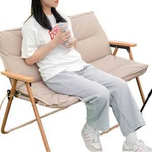 Silla de Playa Plegable Doble Portátil para Picnic y Camping, Cómoda - Product Image 1