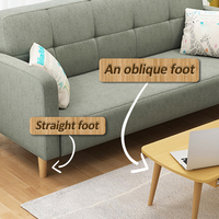 Pieds de meuble en bois massif 4 pièces pour canapé contemporain antidérapant Support de meuble TV pour lit/armoire/Table à thé