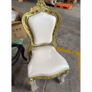Italian Style Golden Color Resin <b>Plastic</b> Restaurant <b>Chair</b> Stacking Luxury Louis <b>Chair</b> for Hotel Use <b>Plastic</b> Electroplated <b>Chair</b> - Product Image 2