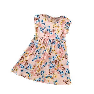 Robe <span class=keywords><strong>d</strong></span>'<span class=keywords><strong>été</strong></span> pour filles, style princesse coréenne, en coton, sans manches, pour petites filles, motif floral, brocart de soie, douce, vente en gros - Product Image 5
