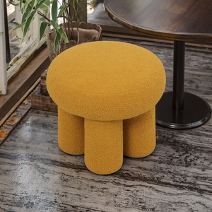 <span class=keywords><strong>Repose</strong></span>-pieds de style nouveau pouf en bois en forme de champignon au <span class=keywords><strong>design</strong></span> moderne avec fonction douce pour une utilisation à la maison - Product Image 1