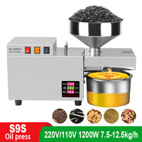 Presse à huile automatique pour petites entreprises 8-13 kg/h, presse à huile de tournesol, de cacahuètes, de cuisson