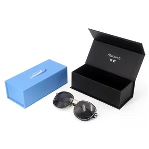 Custom cardboard eyeglasses sunglasses pr box packaging eco friendly luxury hard sun glasses box for sunglasses