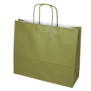 Shopper di carta Reflex reale con manico in cotone rigido 20 cm + 10 cm x 21 cm - Product Image 4