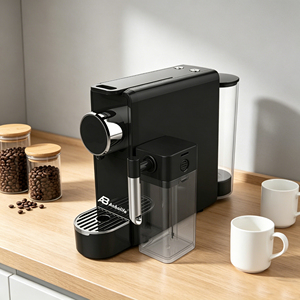 Machine à café électrique Anbolife, mousseur à lait, logo personnalisé OEM, livraison rapide pour la maison et le bureau, machine à café à capsules - Product Image 4