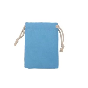 Custom Logo Recycled Gift Canvas Cotton Fabric Small <b>Pouch</b> Portable Dust <b>Drawstring</b> Bag Silk-screen Printing Fashion Lady US All - Product Image 4