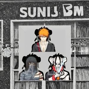 1200 conceptions en gros Kurosaki Ichigo 3D Anime mouvement autocollants dessin animé 3D voiture décalcomanies blanchissement lenticulaire étanche pour les voitures - Product Image 4