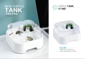 Tanques de tortugas con bombas de <span class=keywords><strong>agua</strong></span>, tanques de tortuga pequeños con plataformas y comederos Fábrica de Jeneca al por mayor - Product Image 2