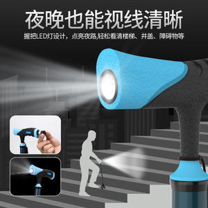 Bastón telescópico ajustable de aleación de aluminio XW-936L, antideslizante y portátil para uso en exteriores. - Product Image 3