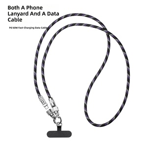 Câble de charge portable USB-C vers USB-C 60W <span class=keywords><strong>avec</strong></span> connecteur en alliage de zinc et tressage en nylon, idéal pour les voyages - Product Image 3