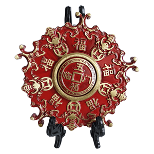 Spinner de Latón Personalizado con Cinco Bendiciones, para Aliviar el Estrés, con Forma Personalizada, Decoración de Escritorio para Interiores y Oficina, Portátil - Product Image 3