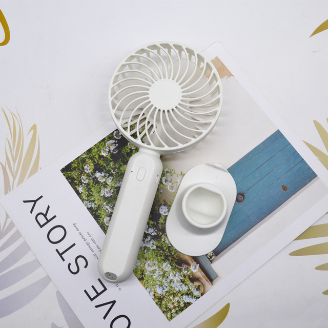Brushless Motor USB Rechargeable High-Performance Portable Fan - Mini Dormitory, Student Office, Office Use Handheld Fan
