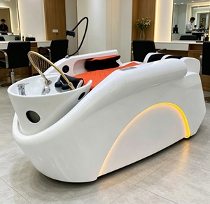 Fauteuil de massage électrique 4D chauffant avec LED pour salon de luxe et spa capillaire - Product Image 1