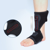 Orthèse de cheville sportive pour pied tombant en caoutchouc naturel respirant et réglable, avec soutien anti-éversion pour la course – Portable, unisexe, modèle de base