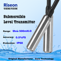 Sensor de Nivel de Agua Hidrostático Industrial ODM, Sonda de Medición de Nivel de Tipo Presión de Alta Precisión