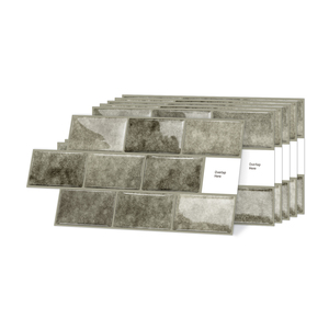 <span class=keywords><strong>Piastrelle</strong></span> <span class=keywords><strong>Adesive</strong></span> in Vinile per Rivestimento Parete, Adesivi Murali per Cucina, <span class=keywords><strong>Bagno</strong></span> e Caminetto - Product Image 4