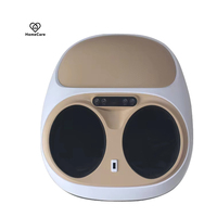 Máquina masajeadora de pies Shiatsu calentada Control remoto con compresión de aire y terapia de vibración Luz roja Relajación de piernas