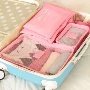 Nuevo Juego de Bolsas de Almacenamiento para Viaje, 6 Piezas, Impermeables, Organizadores de Ropa, Tela Oxford - Product Image 6