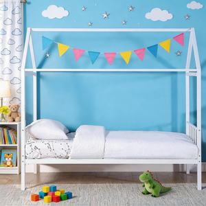 Cadre de <span class=keywords><strong>lit</strong></span> en forme de maison pour enfants avec option de <span class=keywords><strong>lit</strong></span> gigogne pour les séjours d'hôtesse-gardienne et les frères et sœurs - Product Image 4