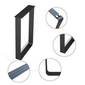 Soporte de Pata de <span class=keywords><strong>Mesa</strong></span> Personalizado, Dorado, para Oficina, Conferencias, Escritorio de Computadora, Patas de <span class=keywords><strong>Mesa</strong></span> de Café/Té, Patas de Barra de Metal - Product Image 2