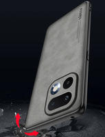 Pour Infinix Hot 70 Smart 20, étui en cuir givré, coque antichoc en PC rigide, étui en cuir PU imitation peau de mouton pour Tecno Camon 50