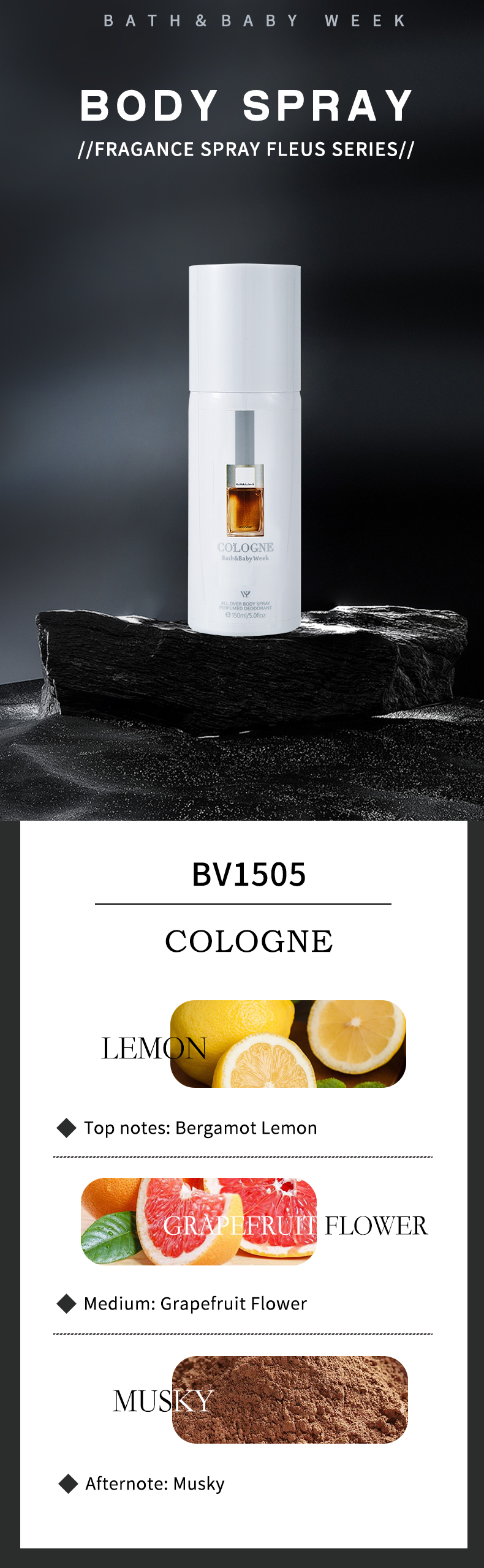 BV1505-Limón, Pomelo, Almiscarado