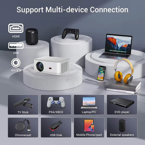 Latest LCD HD 1080p <b>Projector</b> H80 Auto <b>Android</b> Home 450 Lumens 3D Ready Portable H80 New Single LCD HD <b>Projector</b> Built in Androi - Product Image 2