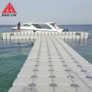 ponton boats Used plastic pontoon floating pontoon dock for walking platform house boat floaters