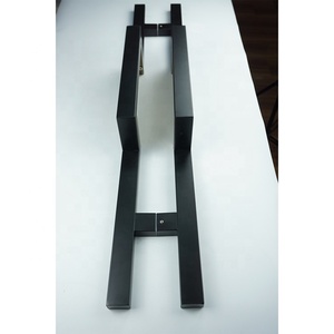 Manija de puerta negra mate de acero inoxidable para puerta principal - Product Image 4