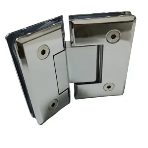 Shower Door Pivot Hinge Stainless Stael Twin-Core Glass To Glass Bathroom Door Hinges