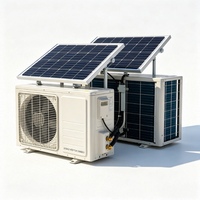 Climatiseur solaire hybride 12000 BTU 1,5 CV ACDC Inverter mural split solaire DGWG2-ACDC-12K Économie d'énergie domestique