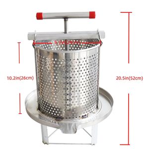 Séparateur de cire de <span class=keywords><strong>miel</strong></span> en acier inoxydable, presse à <span class=keywords><strong>miel</strong></span> manuelle, sac en maille de nylon, grande capacité 10L, <span class=keywords><strong>extracteur</strong></span> de cire d'abeille et de fruits, haute efficacité - Product Image 2