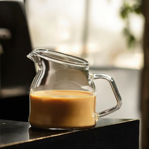 Bestseller Mini-Rindfleisch-Westernfood-Sauce Kaffee-Milch-Kessel Minimalistisches Kaffee- & Teeset Borosilikatglas-Tasse - Product Image 4