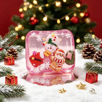 TPR Maltose Quetschspielzeug Fidget Squishy Weihnachtsmann Lebkuchenmann Fidget-Spielzeug Realistisches Spielzeug Weihnachts-Feiertagsgeschenk für Kinder