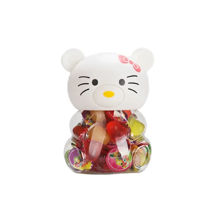 Groothandel Chinese Candy Roze Snoeppot Voor Jelly Gummy Snoep
