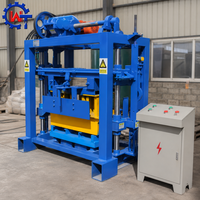 Machine semi-automatique de fabrication de blocs de béton QT40-2, équipement de moulage de briques en ciment pour la production de briques creuses, pleines et de pavés