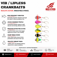 Échantillon Gratuit Leurre Artificiel Rotatif Composite en Forme de Poisson VIB 10g avec Son, Ensemble de Leurres de Pêche, Prise en Charge Vente en Gros OEM