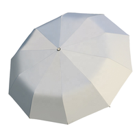 Ventes directes d'usine nouveau Style Double anneau boucle vent résistant parapluie Fracture stratifié vinyle pluie parapluie en gros
