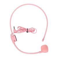 Microphone-casque universel rotatif pour salle de classe avec haut-parleur coloré en forme d'abeille