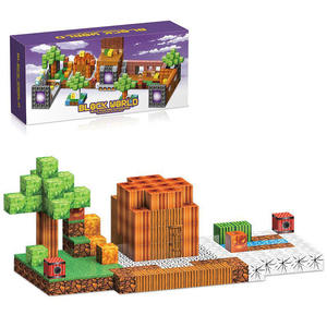 <span class=keywords><strong>Giocattoli</strong></span> educativi personalizzati costruiscono il mio mondo creativo magnete divertimento mondo Set Puzzle Fidget cubo tessere magnetiche per l'apprendimento dei bambini - Product Image 3