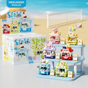 City Multi-Change Street Scene Building Compatible ABS Plastic DIY for Small Particle Building Blocks Mini Puzzle Assembly Toy - Product Image 4