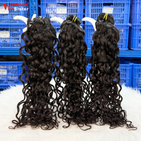 Produit phare : Tissage de cheveux bruts 100% brésiliens Remy, bouclés italiens, à double trame serrée, qualité 7A, pour retenir les boucles pendant 3-5 ans, vente en gros