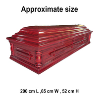 Ataúd de Madera Maciza de Alta Calidad para Adultos, Ecológico, Personalizable, Estilo Americano, para Funerales