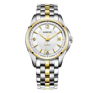 OEM Custom Logo In Stock 41MM Men Calendar Automatic Mechanical Business Dress Watches Miyota 8215 Premium Classic Wristwatch - Product Image 2