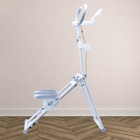 Appareil de cardio-training pliable pour la maison, simulateur d'escalade mural, avec pédales d'accélération et repose-mains, pour entraînement à domicile