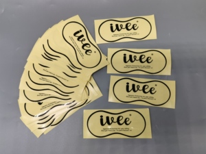 Custom Printing Logo PVC Hygienic Protection Sticker for Swimwear Transparent Underwear Sticker - Product Image 2