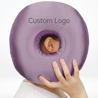 Oreiller de piercing avec logo, oreiller de piercing pour dormir, antistatique, oreiller donut, oreiller de piercing en forme de fleur, faible MOQ
