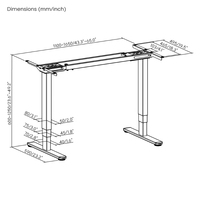 Bureau assis-debout électrique réglable en hauteur bureau debout d'ordinateur à double moteur en 3 étapes bureau de levage intelligent ergonomique motorisé