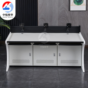 Set di Consolle Estensibili in Ferro di Alta Qualità e Design Moderno <span class=keywords><strong>per</strong></span> Ufficio - Product Image 2